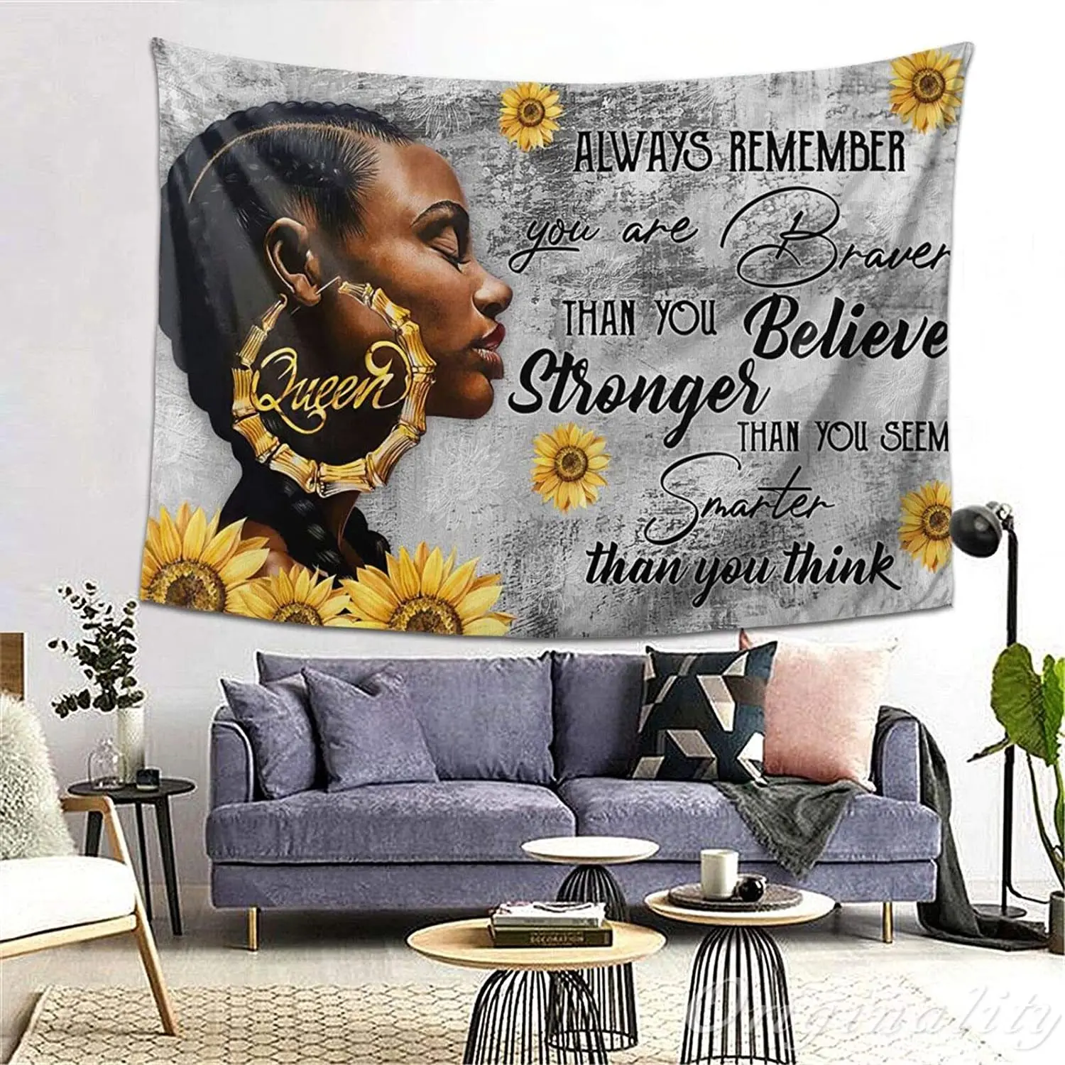 

Афроамериканский черный цвет, вы смело подвесите на стену домашний декор