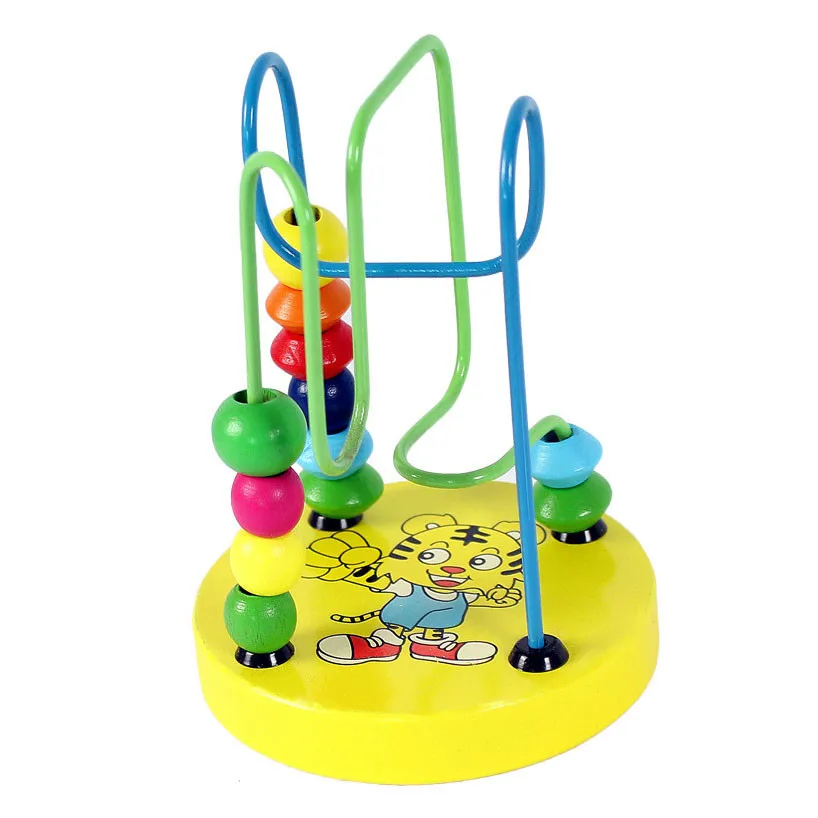 Новые детские Разноцветные деревянные Мини-бусины обучающие игры в арифметику