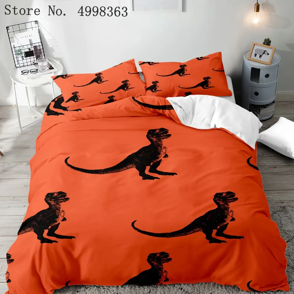 Динозавры пододеяльник животные одеяло комплекты постельного белья мультяшное