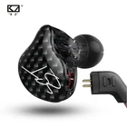 Гибридные наушники KZ ZST 1DD 1BA с динамическим и арматурным съемным кабелем, Hi-Fi, музыкальные спортивные наушники KZ EDX ES4 ED9 ED12 ZSN PRO DQ6
