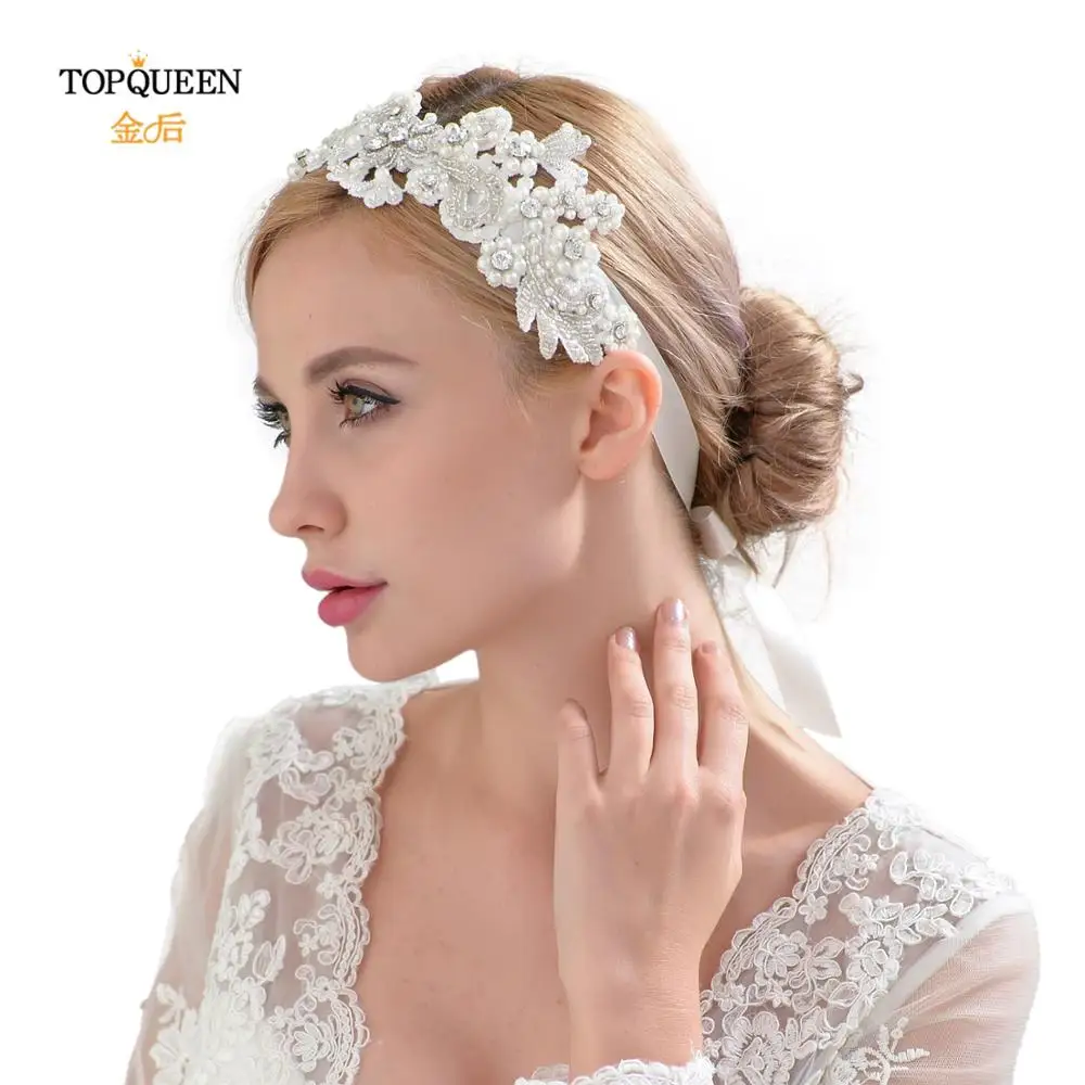 

TOPQUEEN H157 свадебные тиары и короны сверкающие свадебные головные уборы для украшения свадебный обруч со стразами свадебные аксессуары