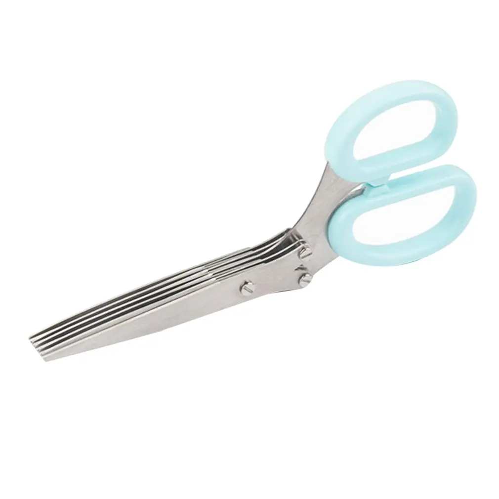 Новинка 5 слоев из нержавеющей стали кухонные рубленые ножницы для лука