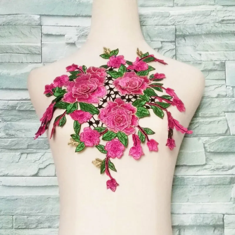 1 шт. красивая Цветочная аппликация вышивка патчи для одежды платья модные