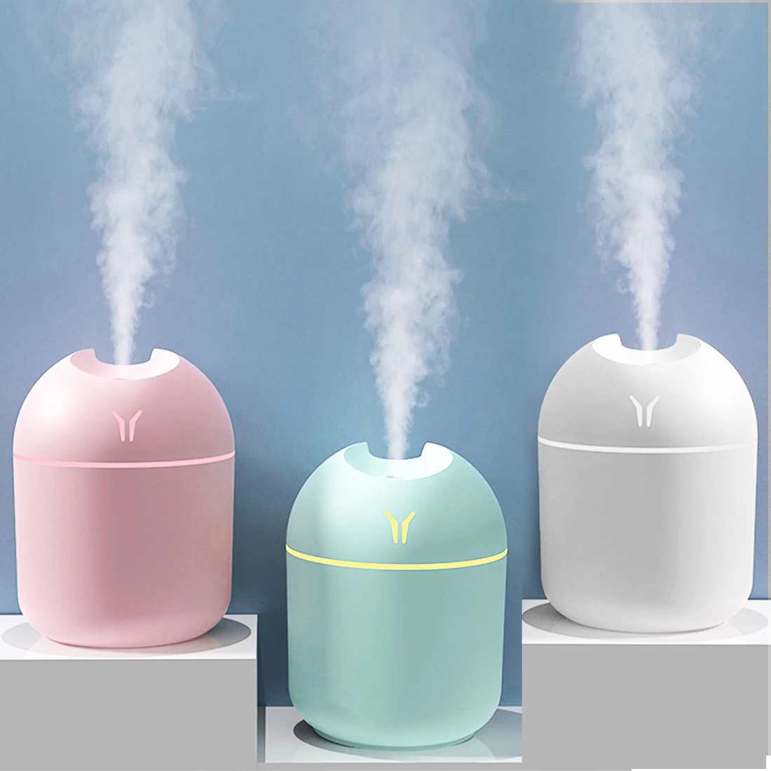 

Air Humidifier Aroma Essential Oil Diffuser Mini 250ML For Home Car USB Ultrasonic Mist Maker with LED Night Lamp Diffuser