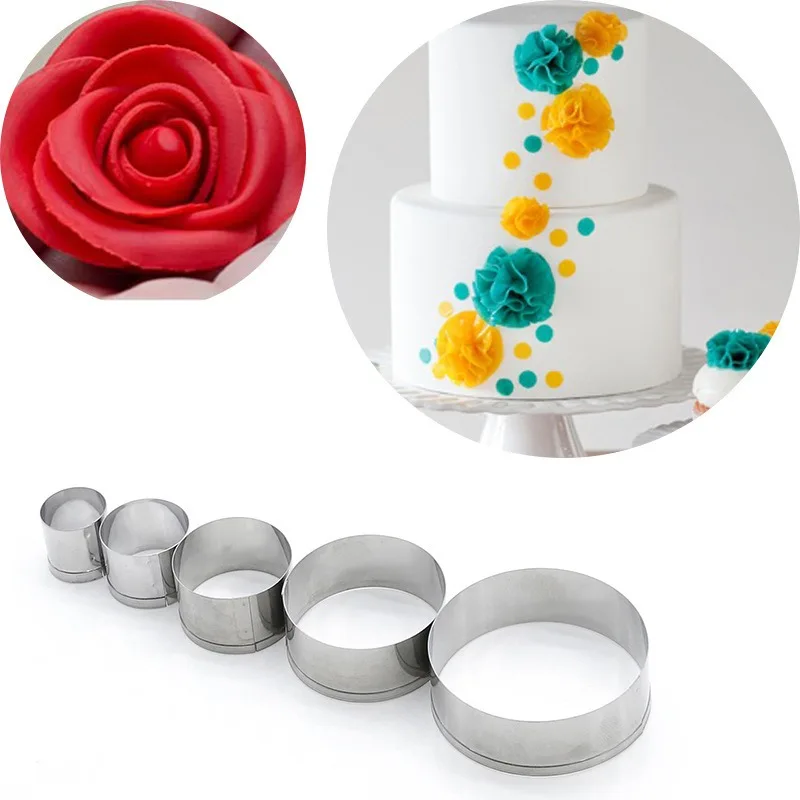 Форма для торта и печенья резак круглой формы из нержавеющей стали сделай сам