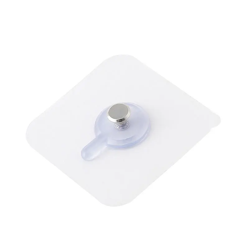 

1/6/10 Pcs PVC Wall-mounted Nails Practical Transparent Strong Adhesive Screw Wall Nail Wall Poster Stick Wall Hook HFD889
