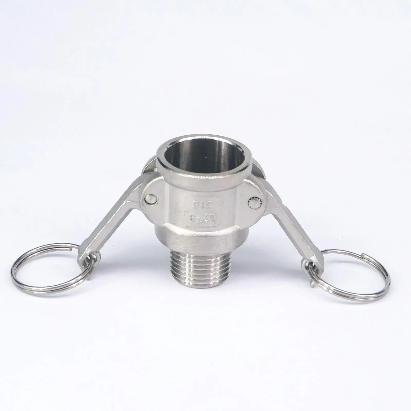1/2 &quotBSP наружная резьба 304 нержавеющая сталь Тип B розетка Camlock фитинг Cam и паз