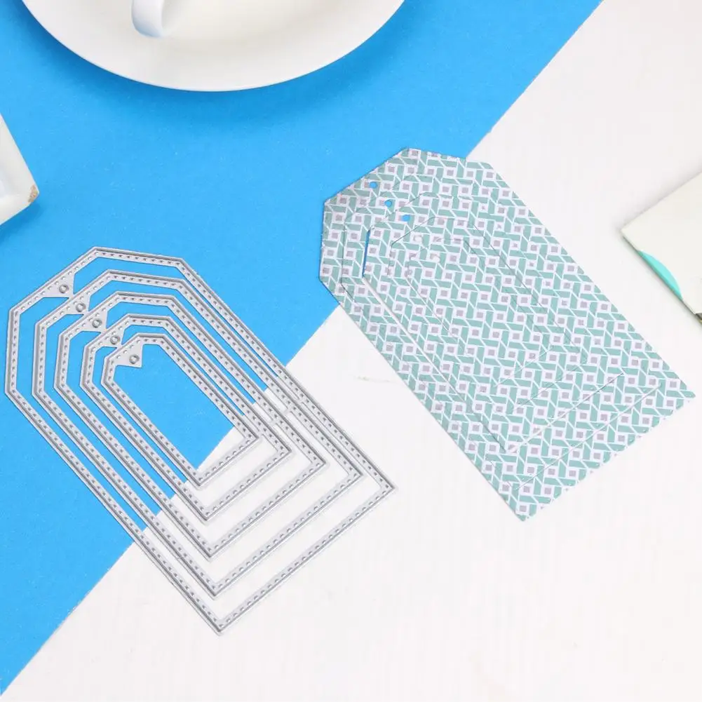 Форма для квадратных открыток с изгибом металлические изделия рукоделия
