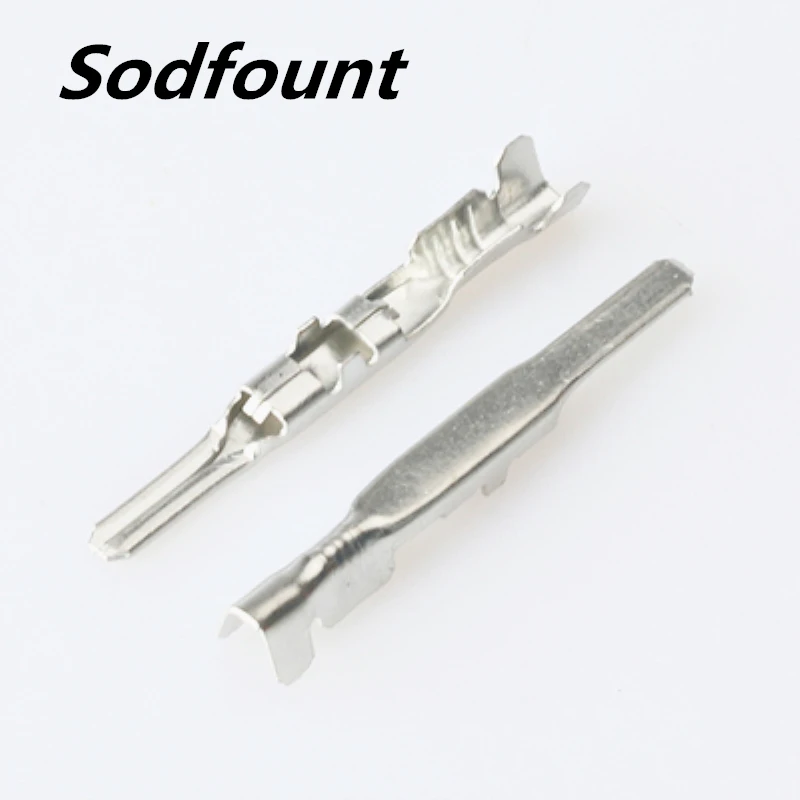 100 шт, H62, латунная Луженая 2,3 мм, стандартный автомобильный разъем, Мужская Клемма, автомобильная клемма × A