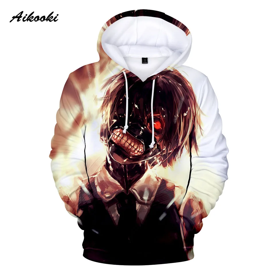 

Tokyo Ghoul 3D Hoodies Men Women New Fashion Anime Qutumn Winter 3D Hoodie Boy Girl Thin Polluver Streetwear Hug Me Sweatshirts