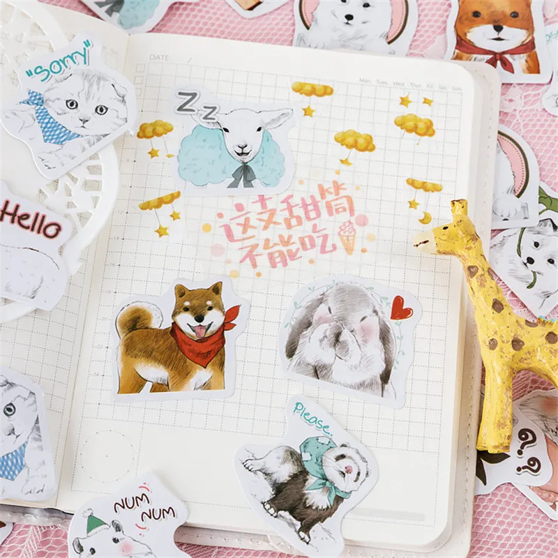 46 шт кофе декоративные наклейки Канцтовары Скрапбукинг DIY дневник альбом палка |