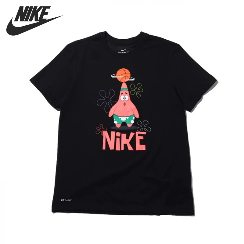 Мужская футболка NIKE AS KI M NK оригинальная спортивная с коротким рукавом SPNGBOB