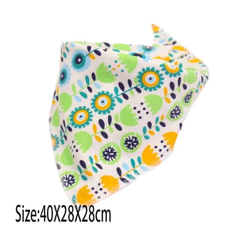 20/50 шт хлопок собака кошка бандана шарф двухслойный Собака треугольник