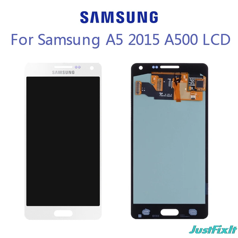 100% Оригинальный супер AMOLED для Samsung Galaxy A5 2015 A500 A500F A500FU A500H A500M ЖК дисплей сенсорный