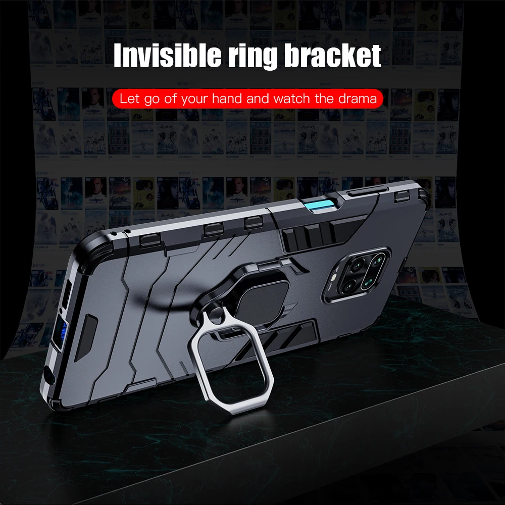 keysion shockproof case for xiaomi redmi note 9s magnetic back phone cover for redmi note 9 pro max note 8 pro 8 8t 8a 7 7a k30 free global shipping