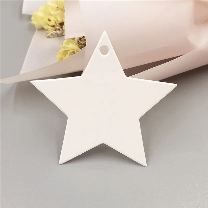 

1000pcs Paper Five-star Shape Gift Hang Tag Card 7 Color Diy Design Wedding Decor Labels Card Price Tag For Candy/Cake/Jewelry