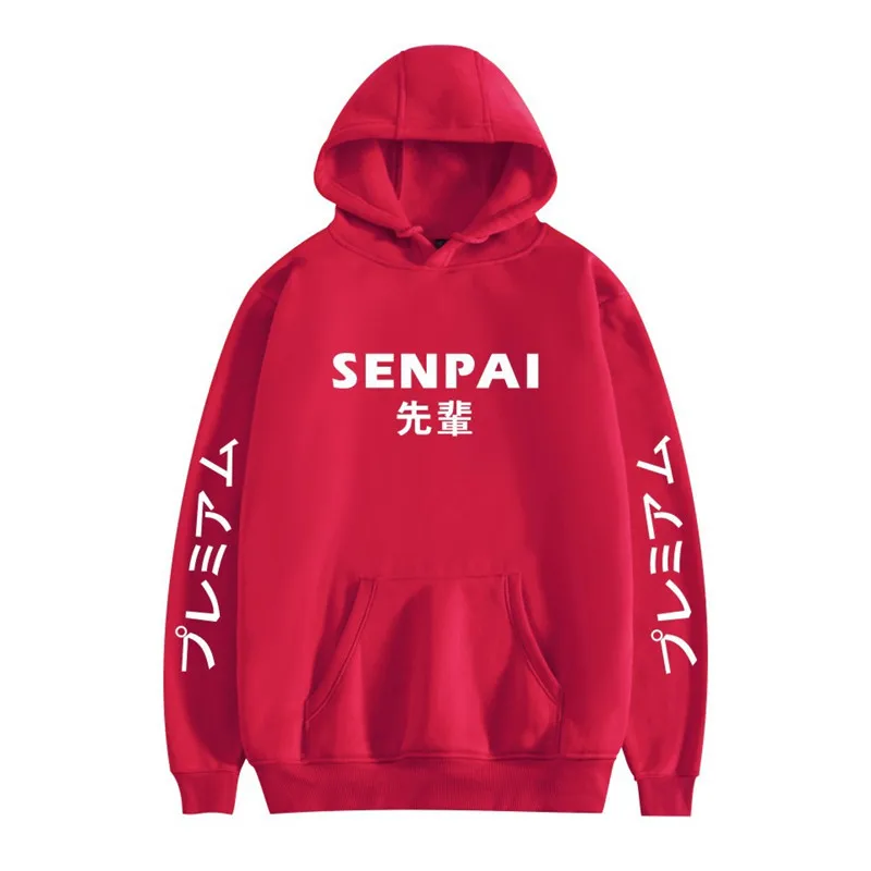 

Hot Sale Fashion japanese streetwear SENPAI Hoodie Sweatshirt Multiple Colour Men Women Hoodies Pullover sudadera hombre