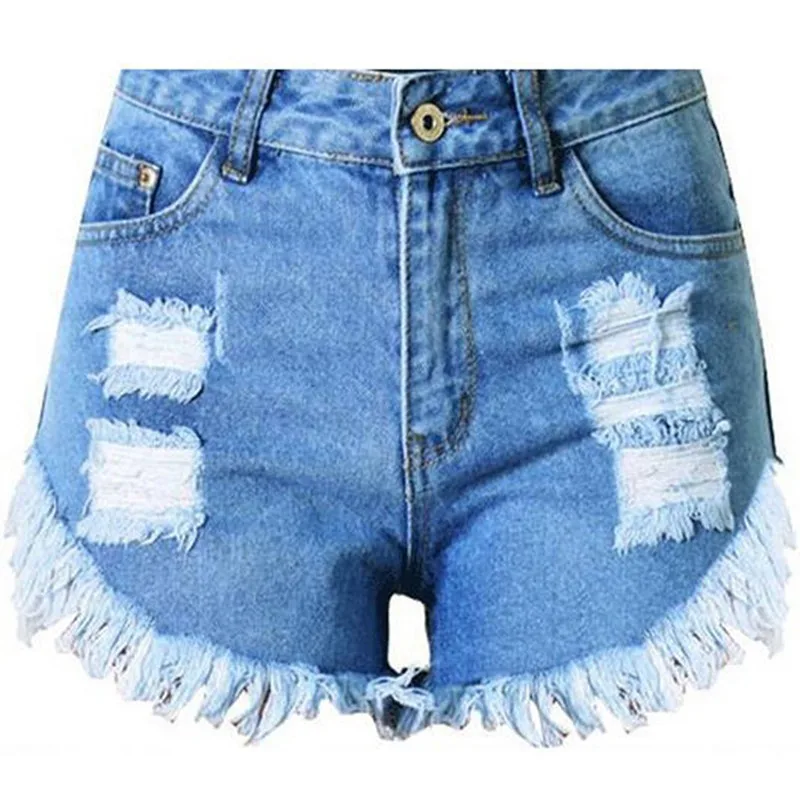 Повседневные летние женские джинсовые шорты с меховой подкладкой сексуальные