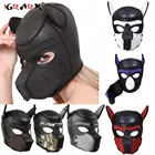 Экзотические аксессуары, оборудование для БДСМ, сексуальная маска для вечеринок, ролевых игр, реквизит для Хэллоуина, головной убор для собак, для взрослых, интимные игрушки для женщин, для мужчин, пар