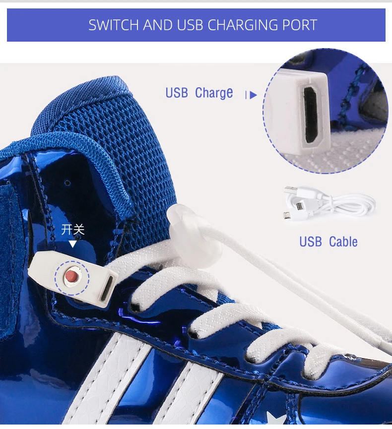 B &amp G светодиодный светильник детская обувь светящаяся водонепроницаемая для