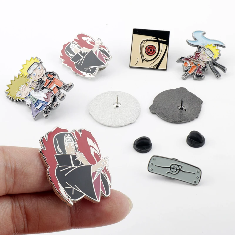 Аниме Наруто Броши игрушки мультфильм ювелирные изделия булавки для женщин
