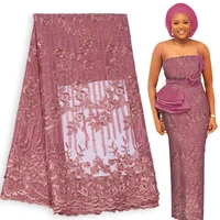 bestway lace french tull lace fabric thin mesh stone embroidery high quality nigerian aso ebi style african lace fabric