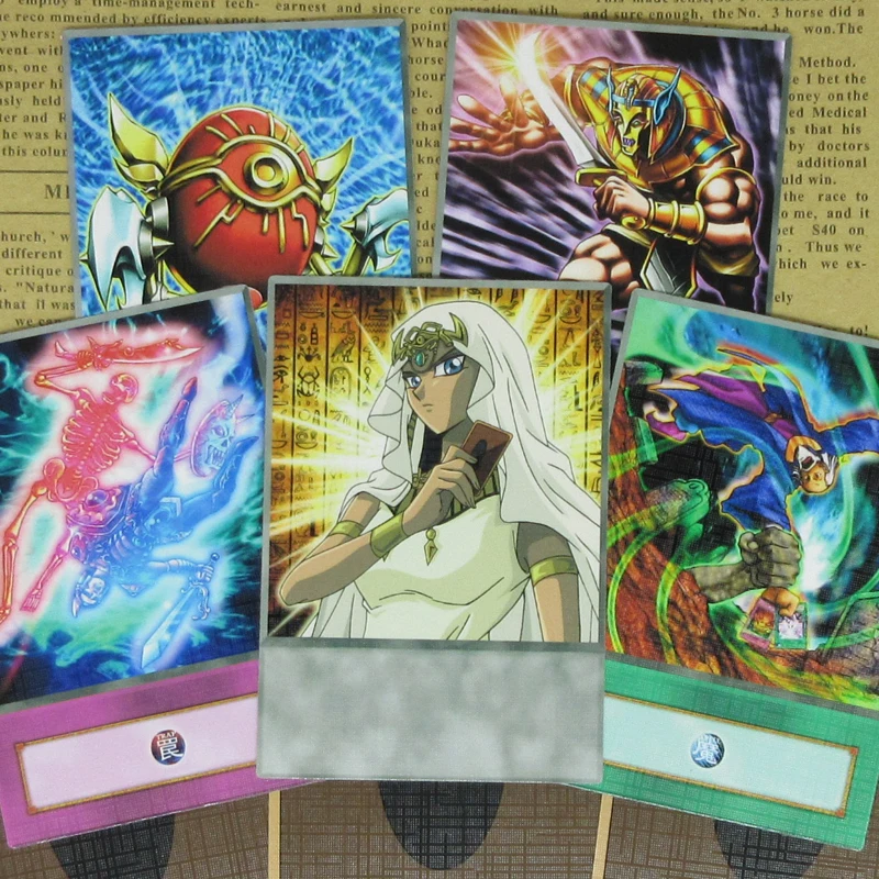 8 шт./компл. Yugioh DM Ishizu Ishtar аниме стильные карты Exchang of the Spirit Gravekeeper Isis египетская