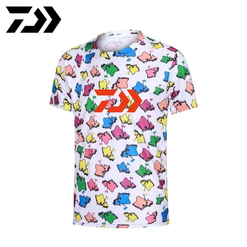 

Daiwa New Fishing Clothing Shirt Outdoor Sports Breathable Fishing Shirt Hiking Camping Quick Dry Summer Daiwa Fishing Jersey