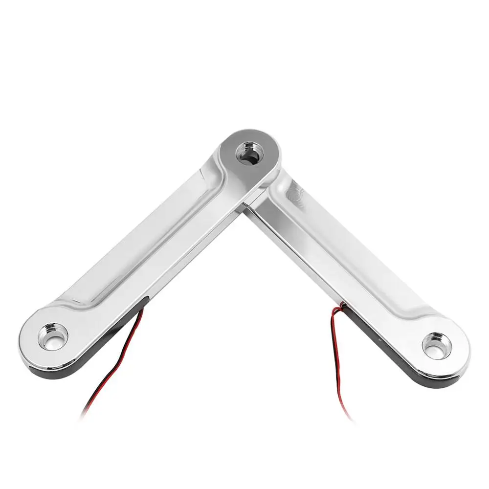 Передняя Алюминиевая СВЕТОДИОДНАЯ вилка для мотоцикла указатель поворота Harley