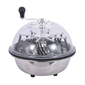 16 дюймов Чаша Триммер руководство витой спин чаша машинка для подрезания листьев, Нержавеющаясталь машинка для подрезания листьев, цветок, растение, свадебная брошь, чаша автомат для резки