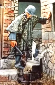 Немецкие солдаты из смолы Второй мировой войны немецкая пехота 1:35 | Игрушки и