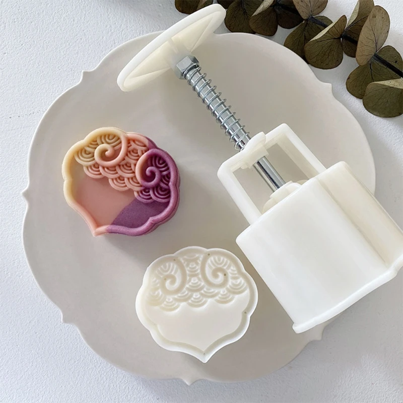 Штамп для печенья Форма в форме Луны для торта набор с режимом шаблона Бомбочки для ванной Сделай Сам праздничное украшение ручной резак фо...