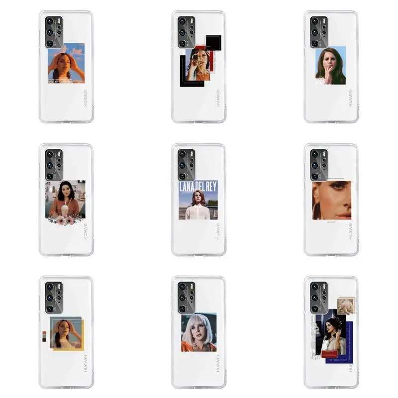 

Lana Del Rey sexy Phone Case For Huawei P40 P30 P20 Mate Honor 10i 30 20 i 10 40 8x 9x Pro Lite Transparent Cover