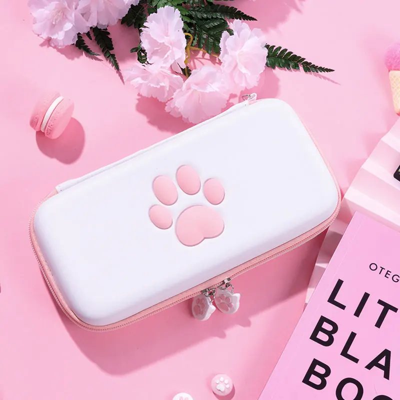 Милый чехол для переноски в виде лапы shand Switch Lite консоль дорожная сумка PU Жесткий