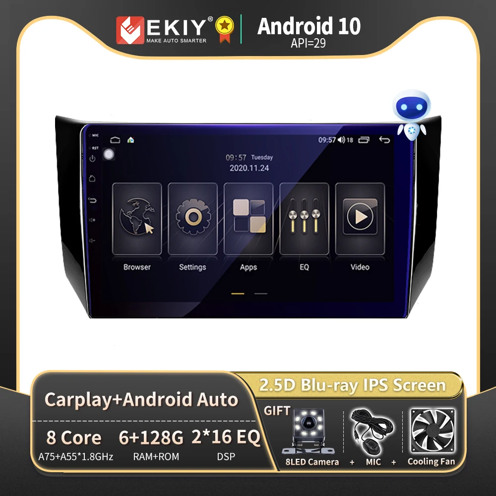 

EKIY 1280*720 IPS DSP Авторадио Android для Nissan Sentra 2012-2017 автомобильный Радио Мультимедиа Видео плеер навигация GPS Стерео DVD