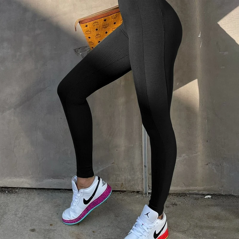 

Cutubly Pant Sweatpants Autumn Women Fashion Pant For Women High Waist Solid Skinny Sexy Streetwear Fashion Warm Casual Pant New