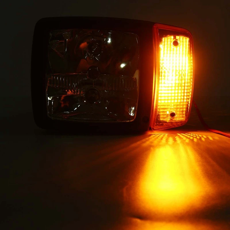 24V Экскаватор JCB Передние LED Фары Поворотные сигналы Индикатор Рабочий свет для Трактора Тележки Погрузчика Погрузчика включен.