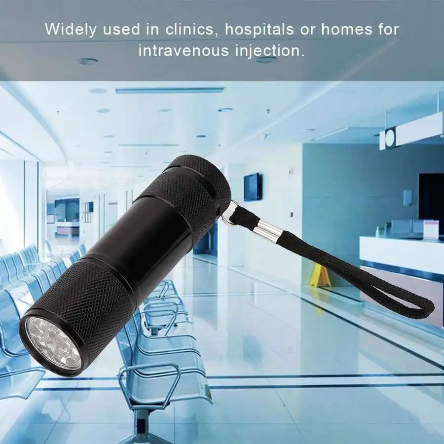 Handheld Vein Viewer Infrared Imaging Red LED Light Torch Infants Children Pediatric Clinician Nurse Finder Flashlight | Красота и