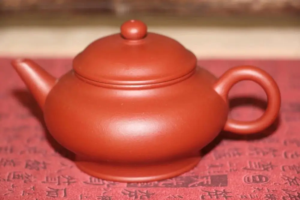 Китайский чайный горшок yixing чайник из фиолетовой глины Zhu Ni Mini puer SHUI PING HU около 100