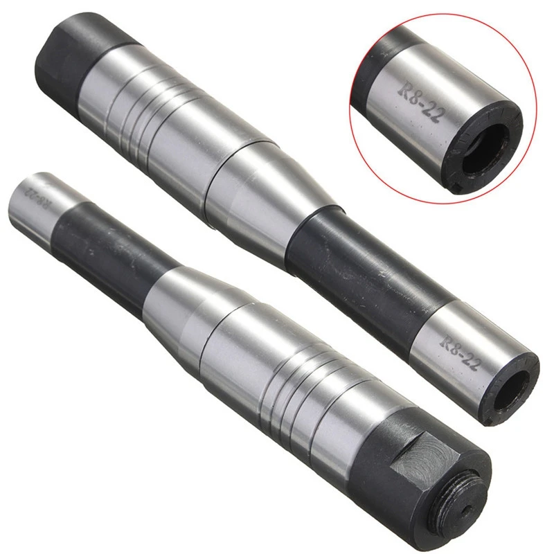 Высокая твердость 45 сталь R8 хвостовик 22 мм фрезерование Арбор шестерни мельница