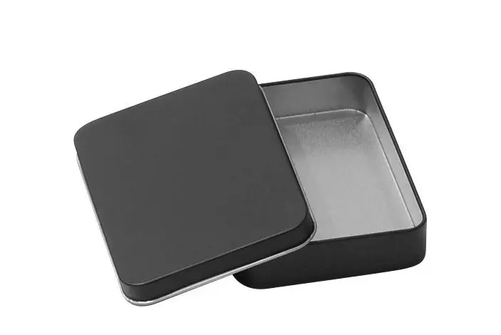 Бесплатная доставка черная прямоугольная Мятная декоративная коробка для