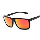 Квадратные Солнцезащитные очки для мужчин и женщин, зеркальные красные солнечные очки для вождения в ретро стиле, UV400