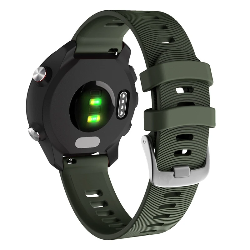 JKER 20 мм спортивный силиконовый ремешок для часов для Garmin Forerunner 245 245M 645 Vivoactive 3 Vivomove HR умный Браслет