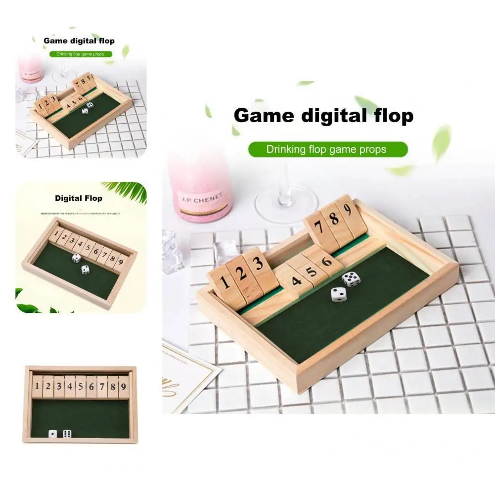 

Thinking Ability Moisture-proof Classics Pub Dice Board Game for Family