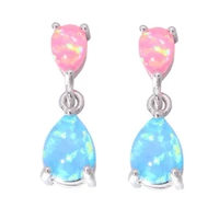 cinily drop earrings opal silver plated earrings drop pedras wholesale fashion for women jewelry dangle earrings 1 oh2747