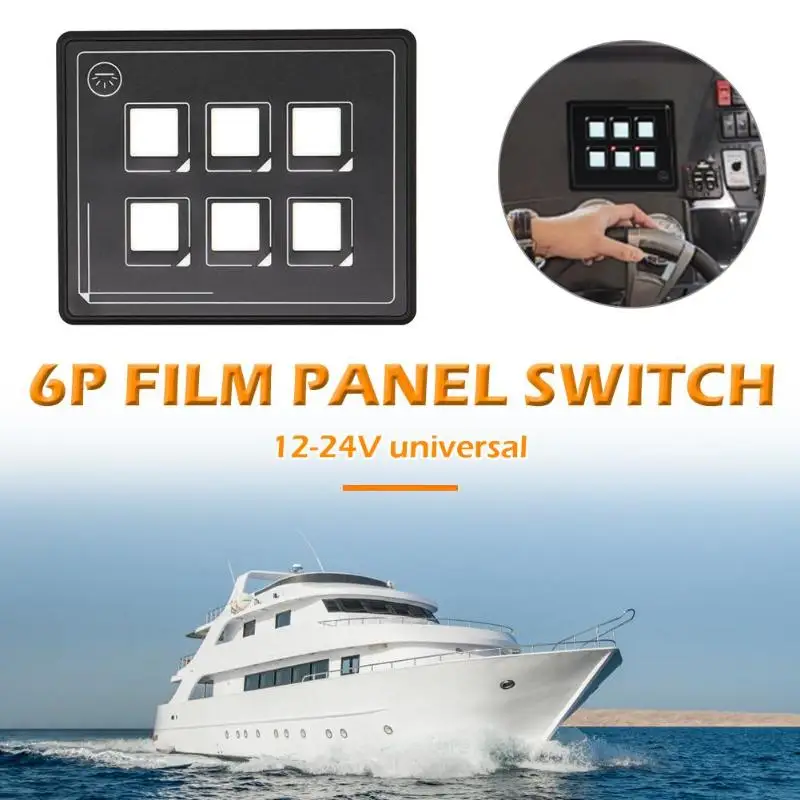 6 Gang Touch Screen Switch Panel Slim Control Box for Car Boat | Автомобили и мотоциклы