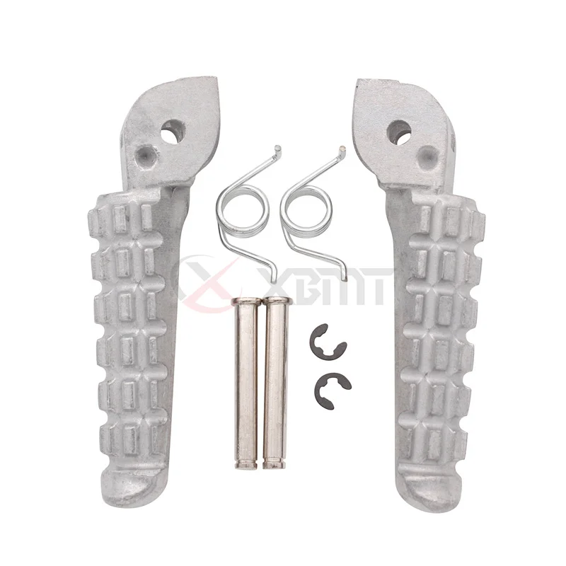 

Motorcycle Silver Aluminum Front Footrests Foot Pegs For Ducati Monster 696 796 2009 2010 2011 2012 2013 2014