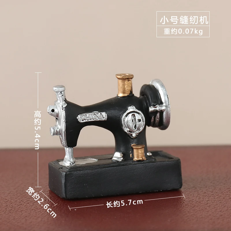 Винтажная ностальгическая швейная машина полимерные настольные мини-украшения