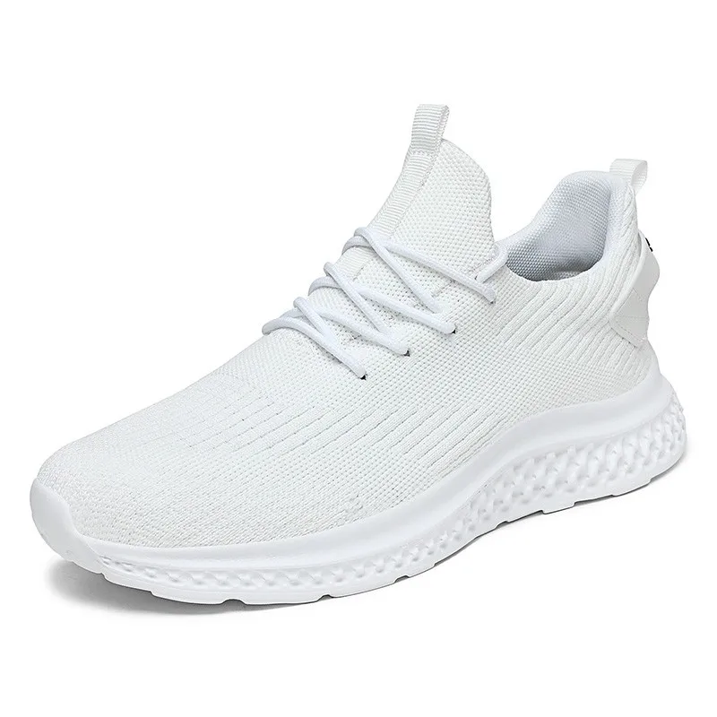 Удобная мужская обувь для ходьбы мужские кроссовки на шнуровке дышащая сетчатая