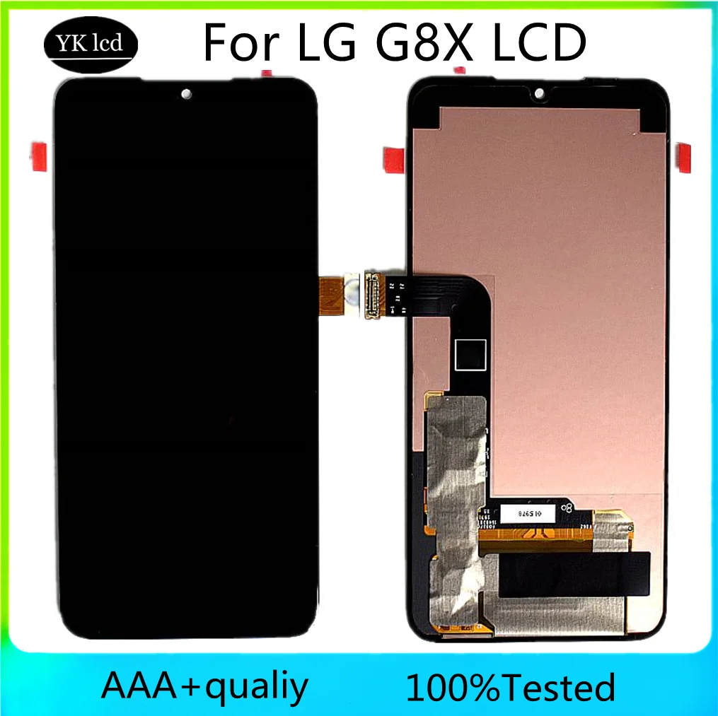 

6.4" OLED LCD For LG G8X ThinQ 2019 G850 LMG850EMW LG V50S ThinQ LM-V510 Display Touch Screen Digitizer Assembly + Frame Tools